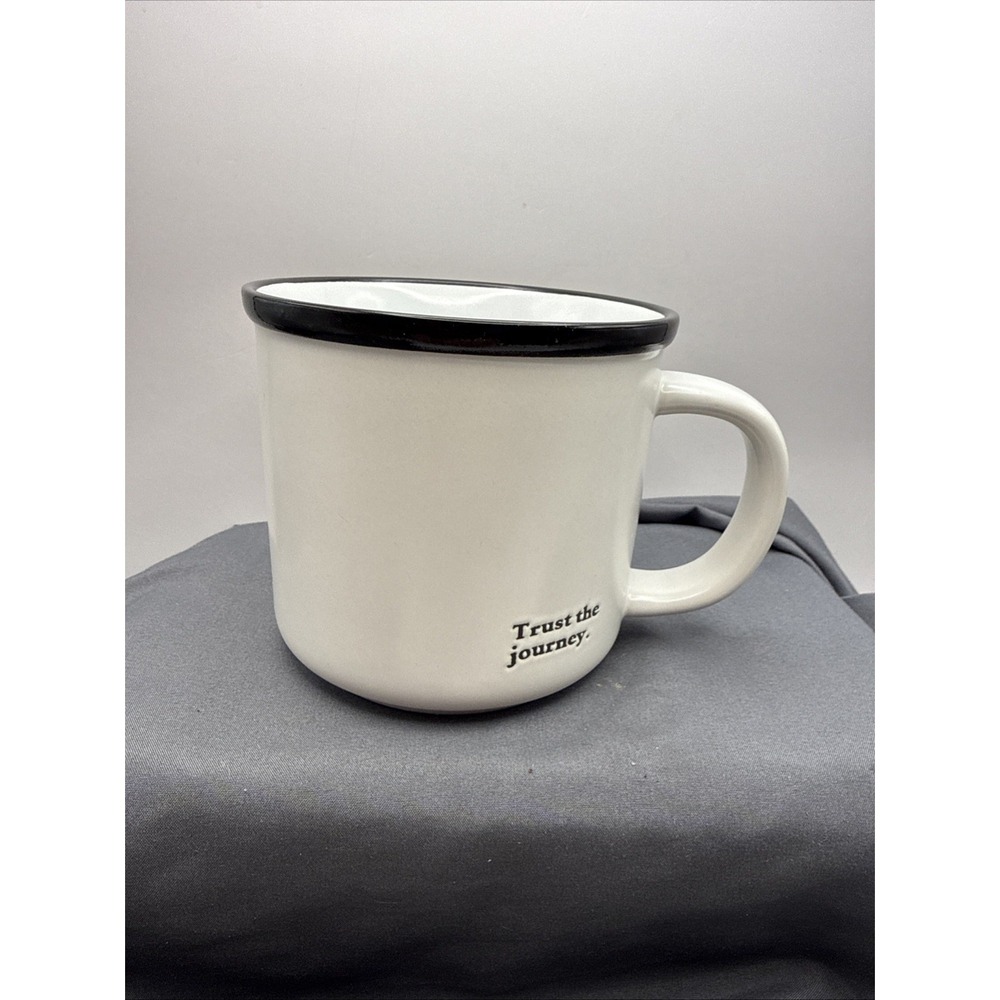 Ceramic Mug Inspirational Quote 'Trust the Journey'